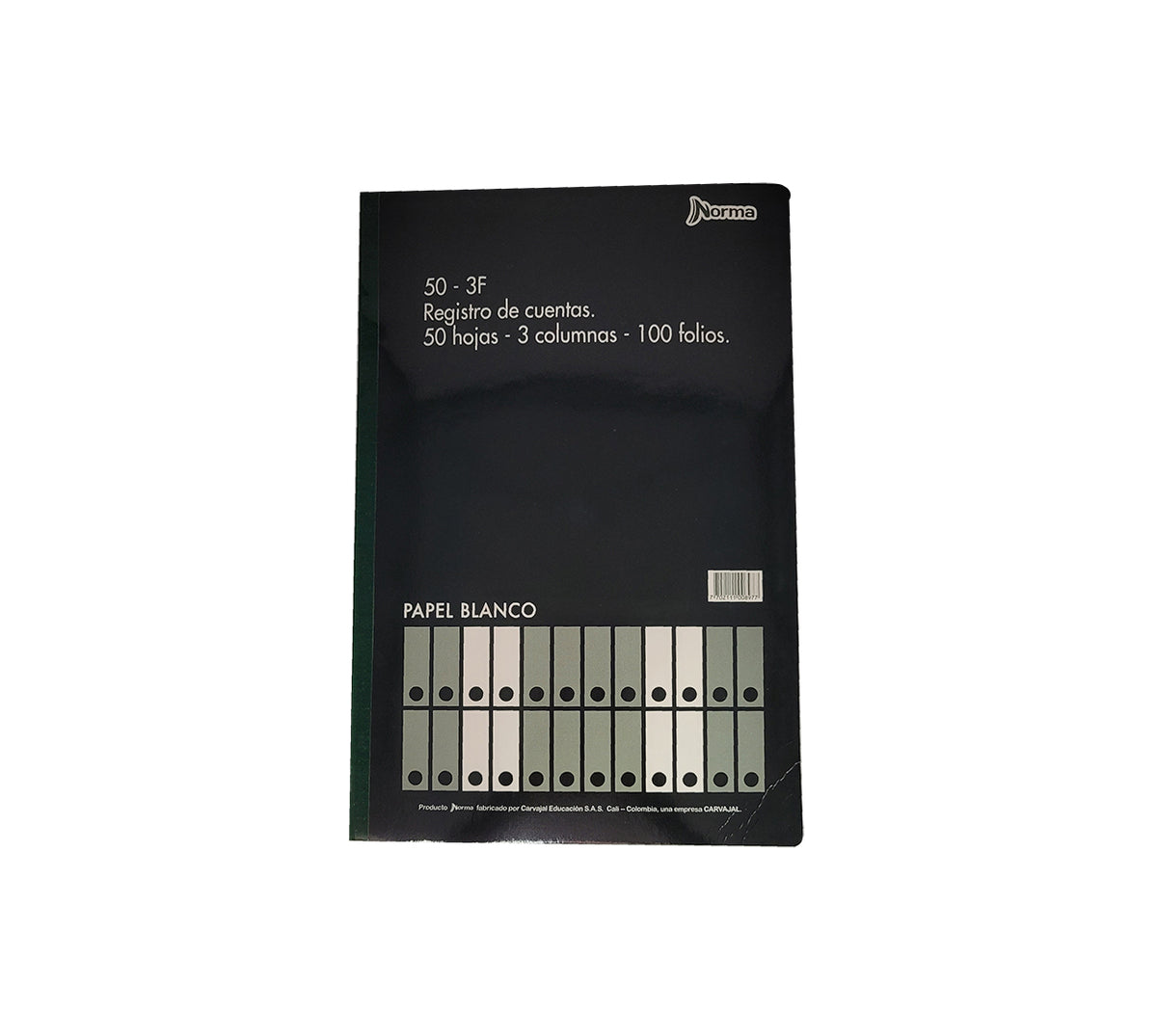 Libro 3 columnas oficio 100 folios norma 500897 50-3f
