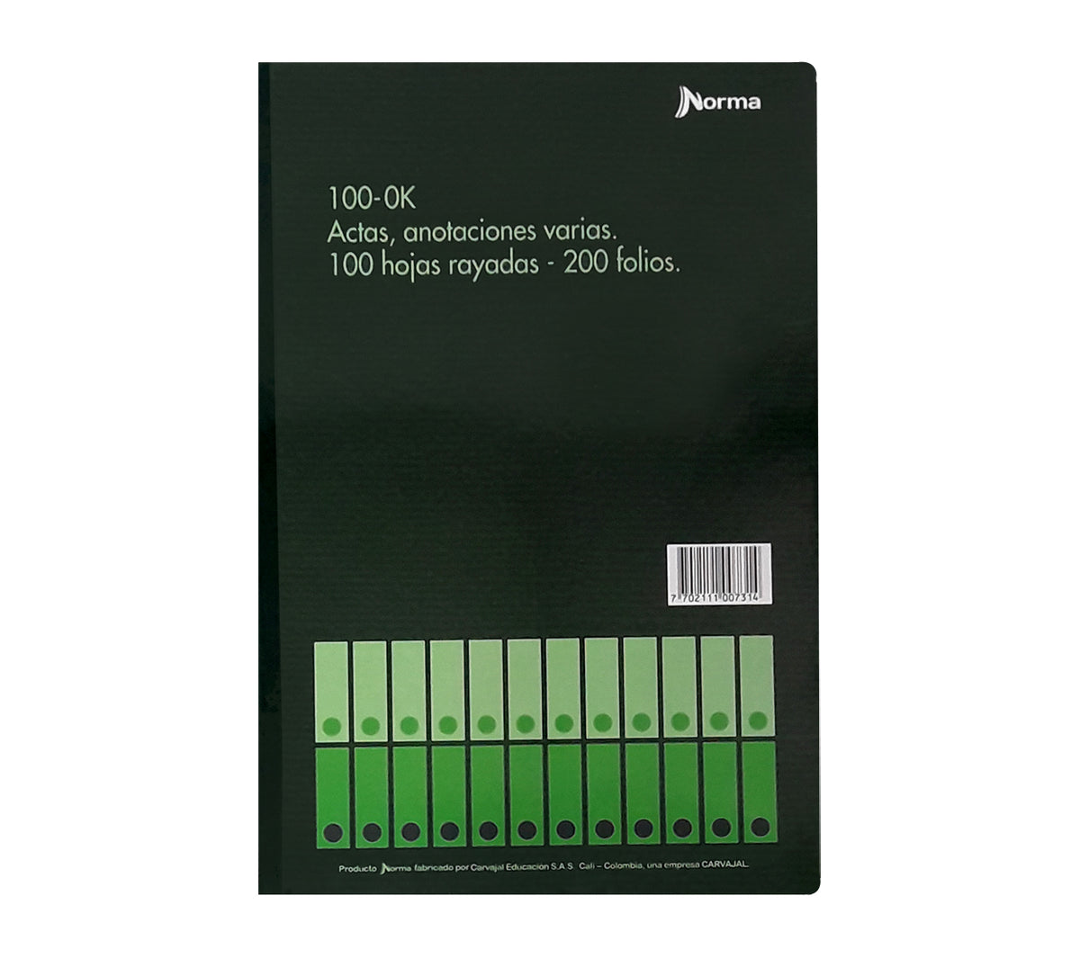 Libro actas oficio 200 folios norma 500731 100-ok