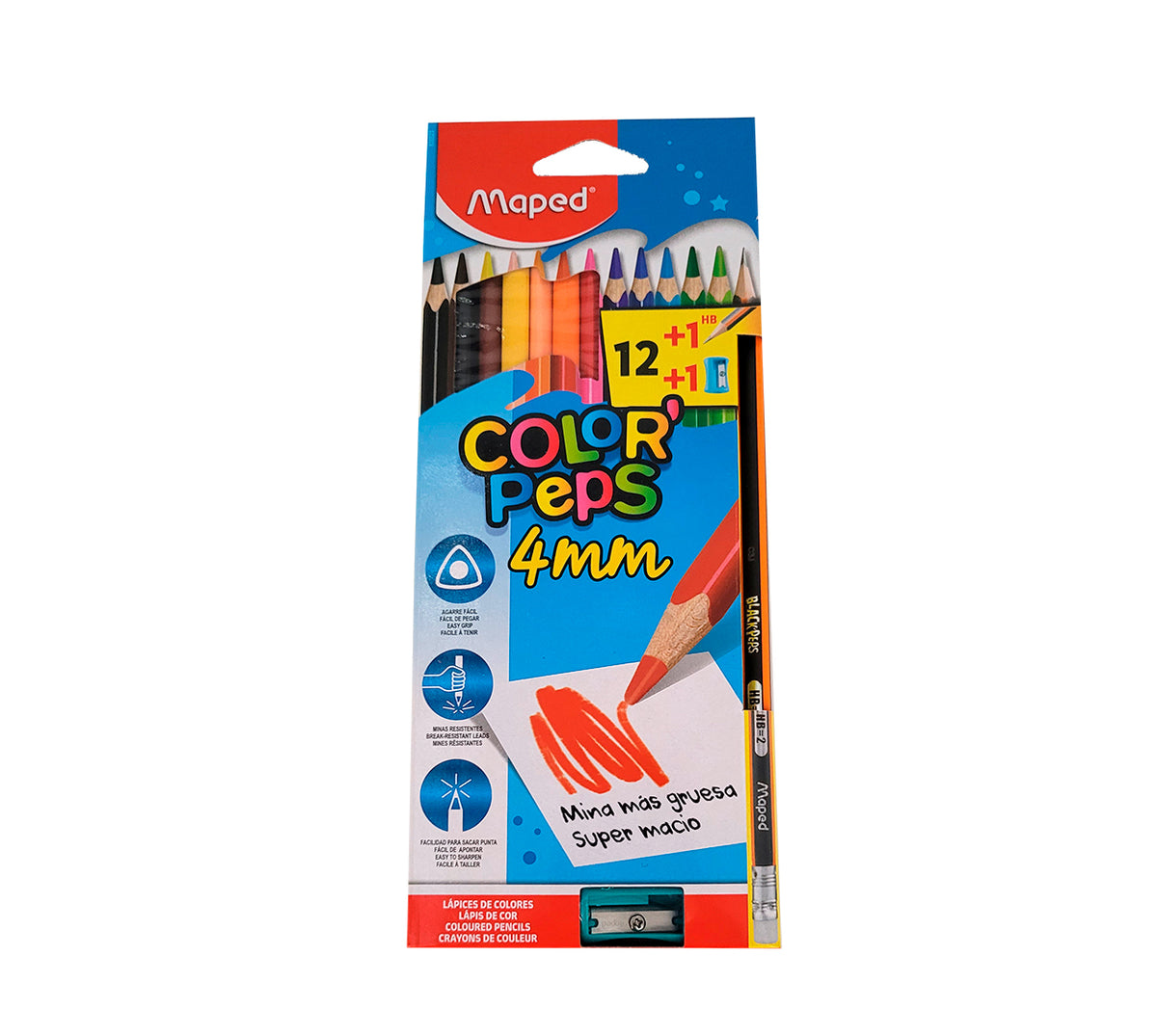 Lapiz color maped colorpeps x 12 4 mm