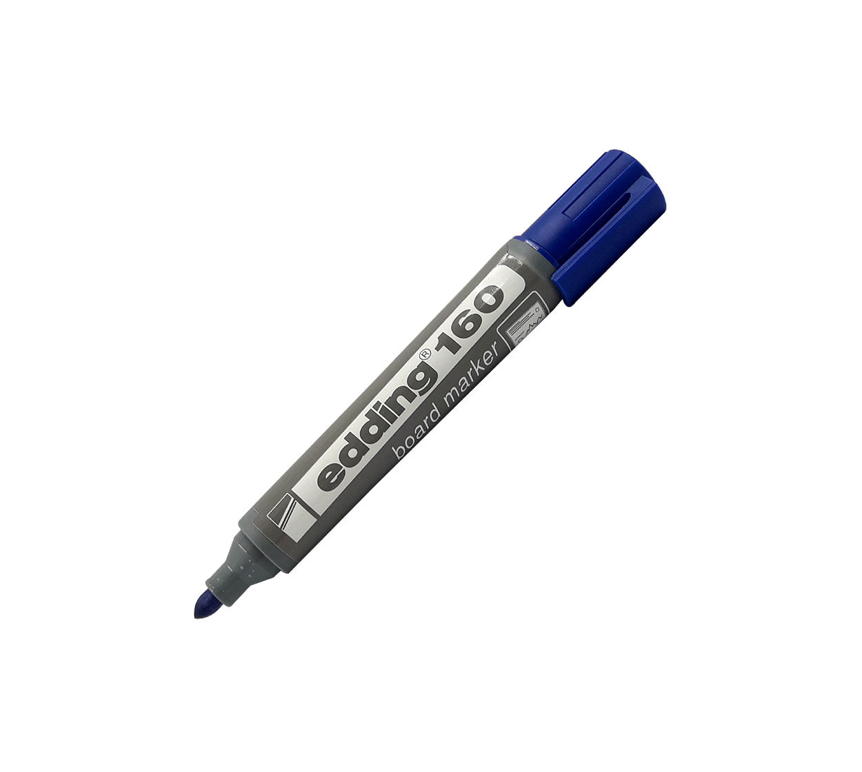 Marcador borrable edding e-160 azul punta redonda