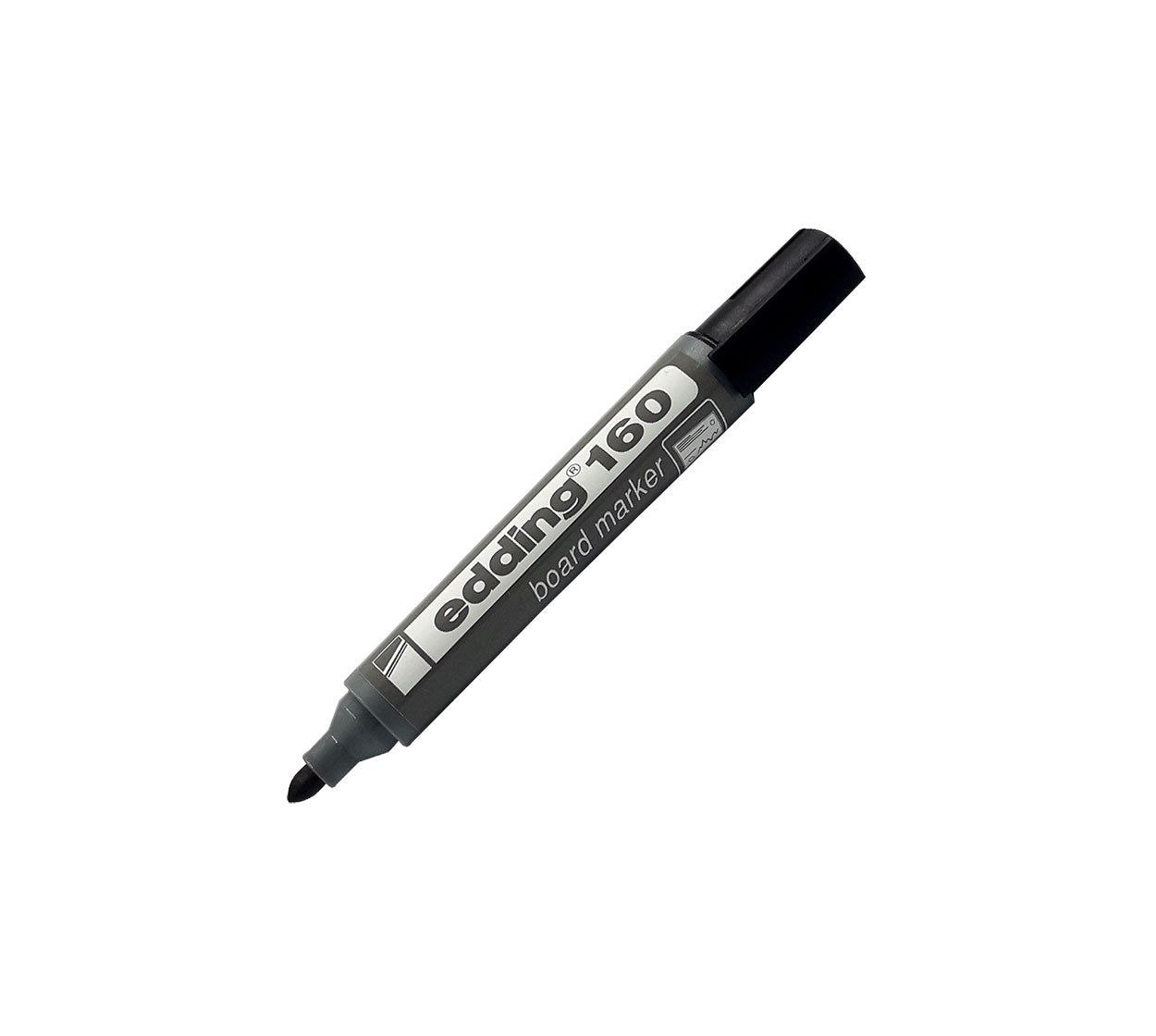 Marcador borrable edding e-160 negro punta redonda