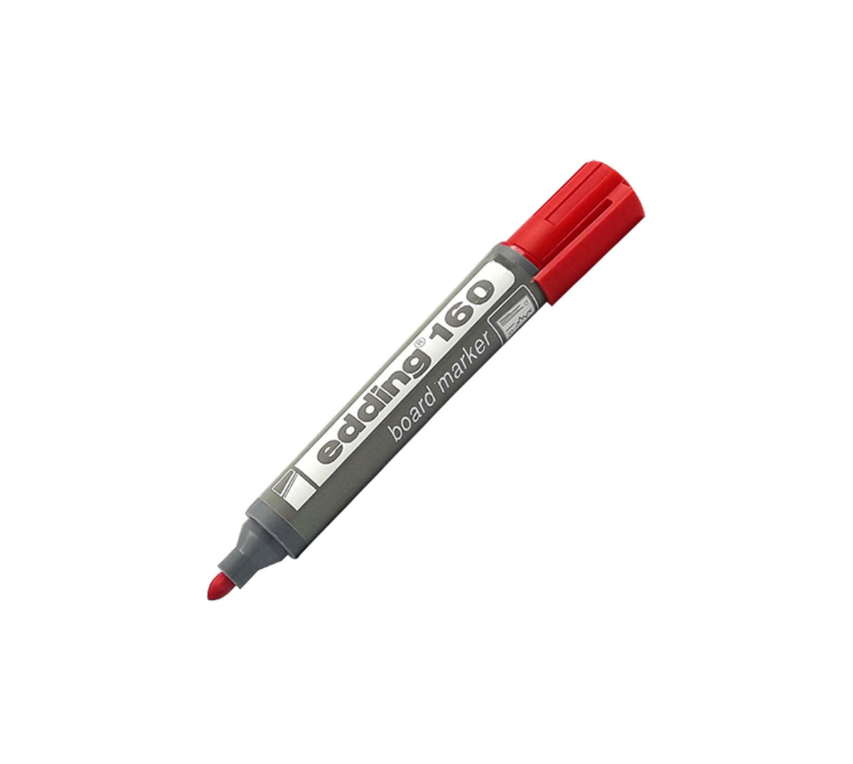 Marcador borrable edding e-160 rojo punta redonda