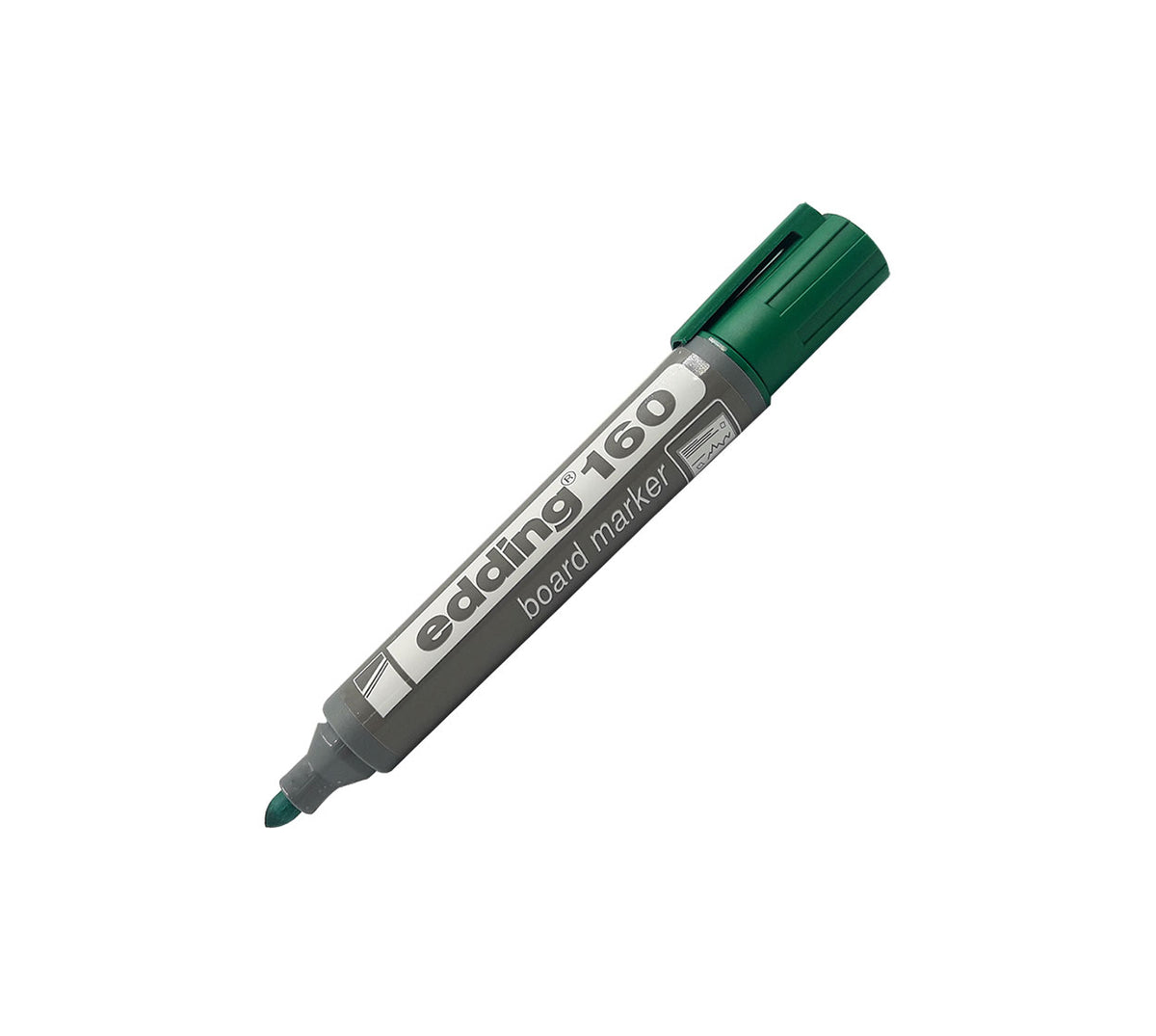 Marcador borrable edding e-160 verde punta redonda
