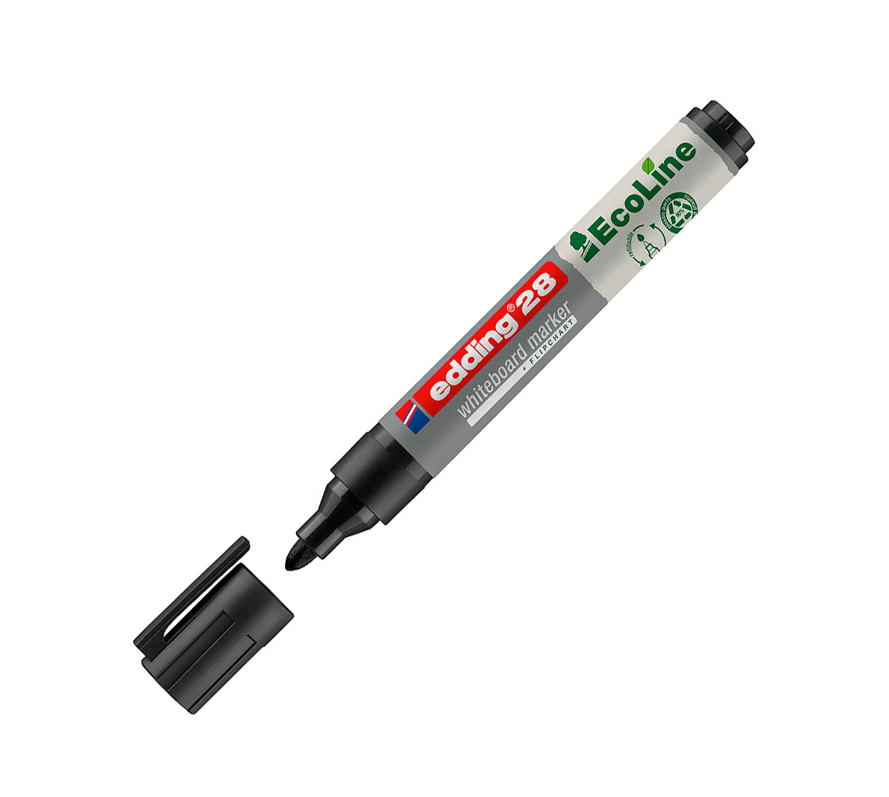 Marcador borrable ecoline recargab edding 28 negro