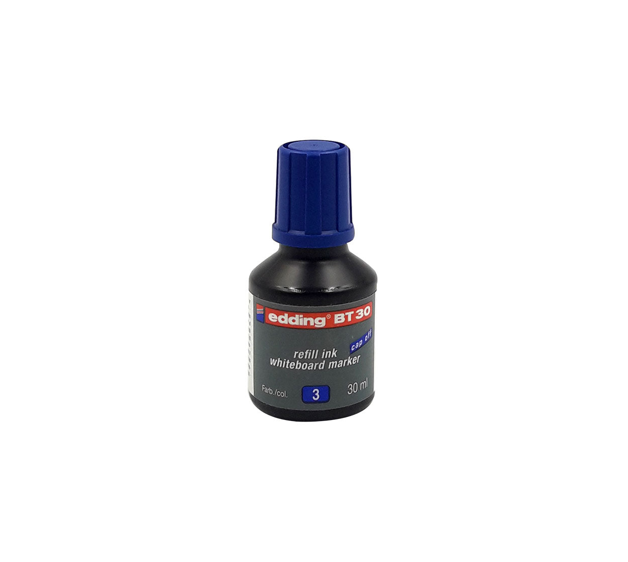 Tinta para marcador borrable edding bt x 30 ml azul