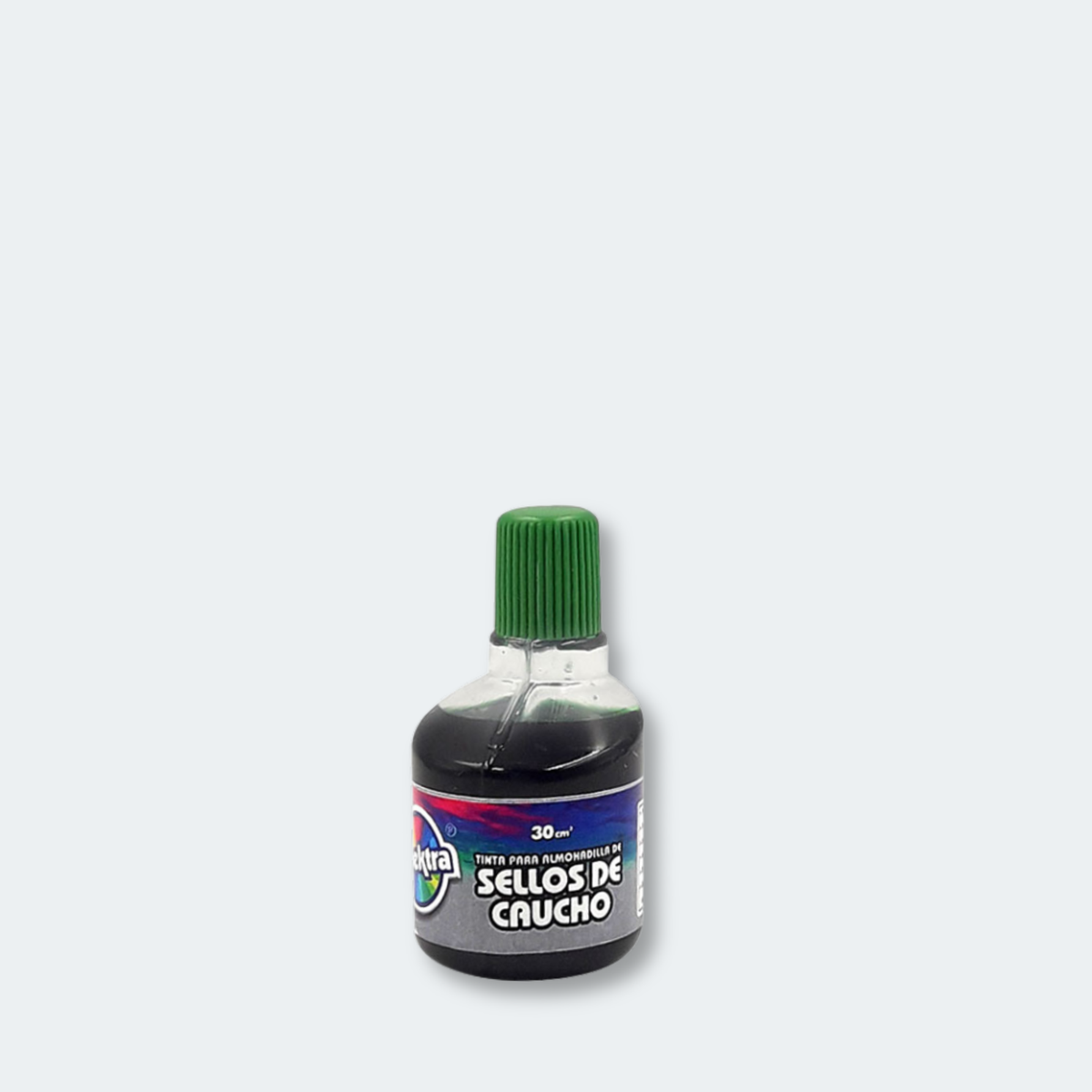 Tinta Para Sello Marca Spektra x 30 ml Color Verde