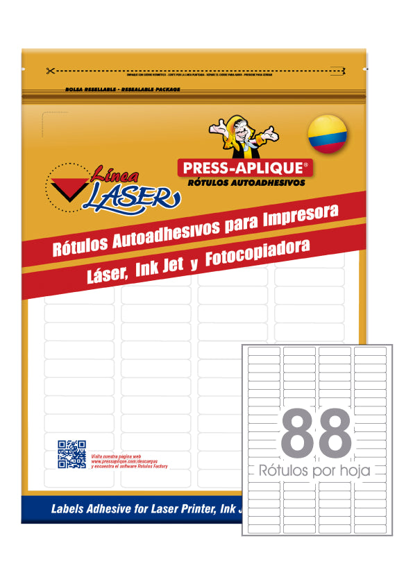 Rotulo laser 3035 (48.2x12.5) x 2640 press aplique