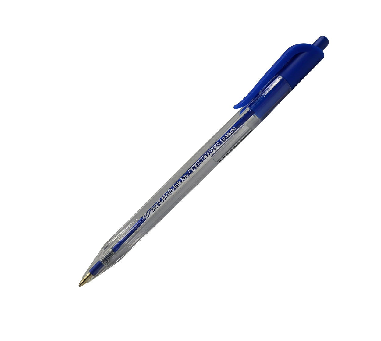 Boligrafo retractil kilometrico 100 azul 1.0