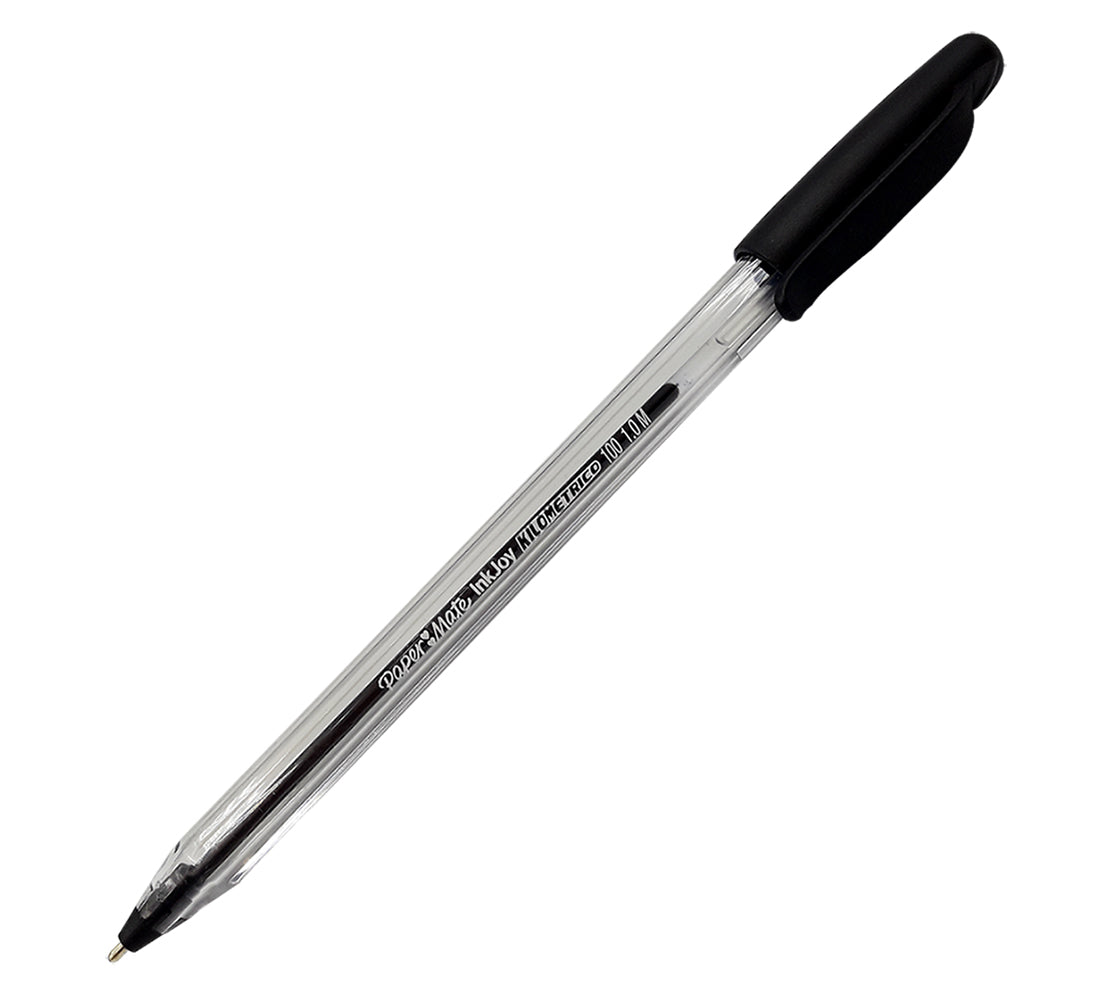 Boligrafo desechable kilometrico 100 inkjoy negro 1.0