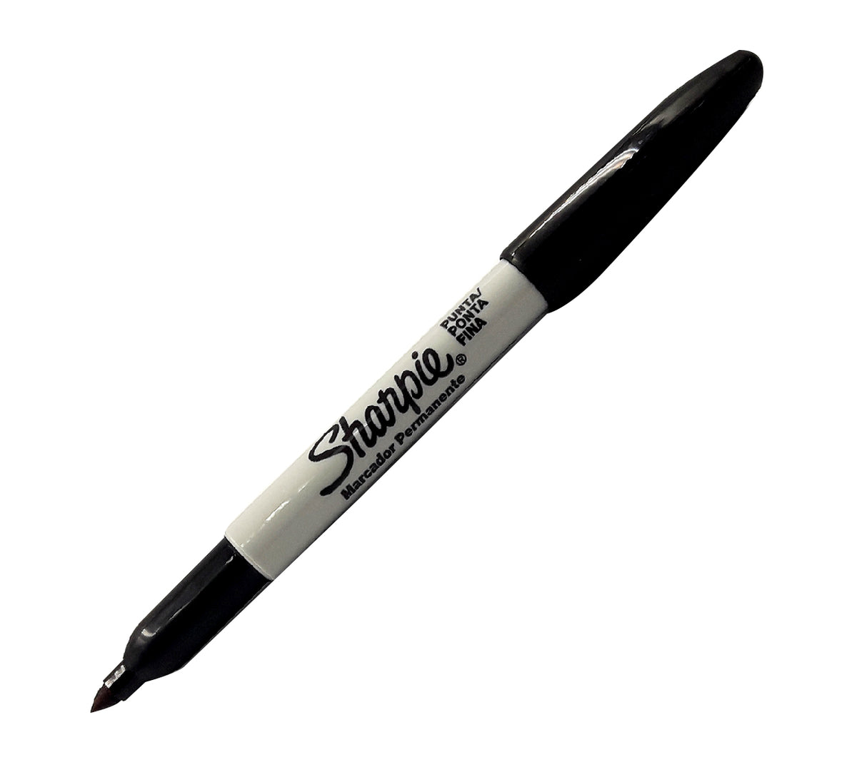 Marcador permanente personal sharpie negro punta fina