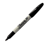 Marcador permanente personal sharpie negro punta fina