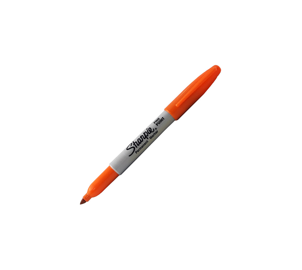 Marcador permanente personal sharpie naranja punta fina