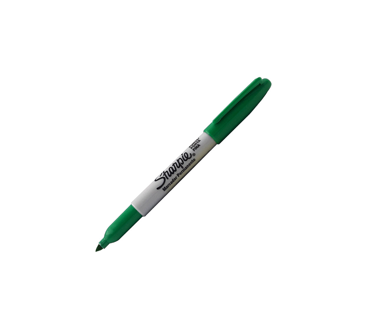 Marcador permanente personal sharpie verde punta fina