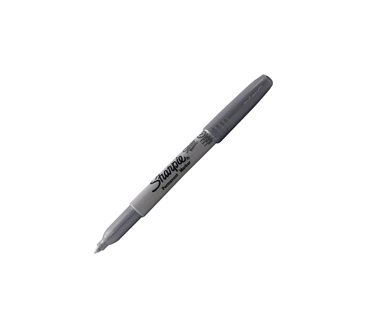 Marcador permanente personal sharpie plata punta fina