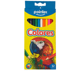 Lapiz color pointer x 12 redondo largo 3 mm rcp12