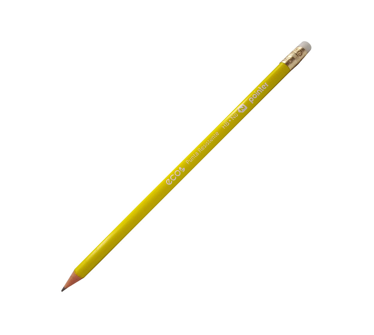 Lapiz negro eco pointer no 2 hb colores surtidos tpp-6c