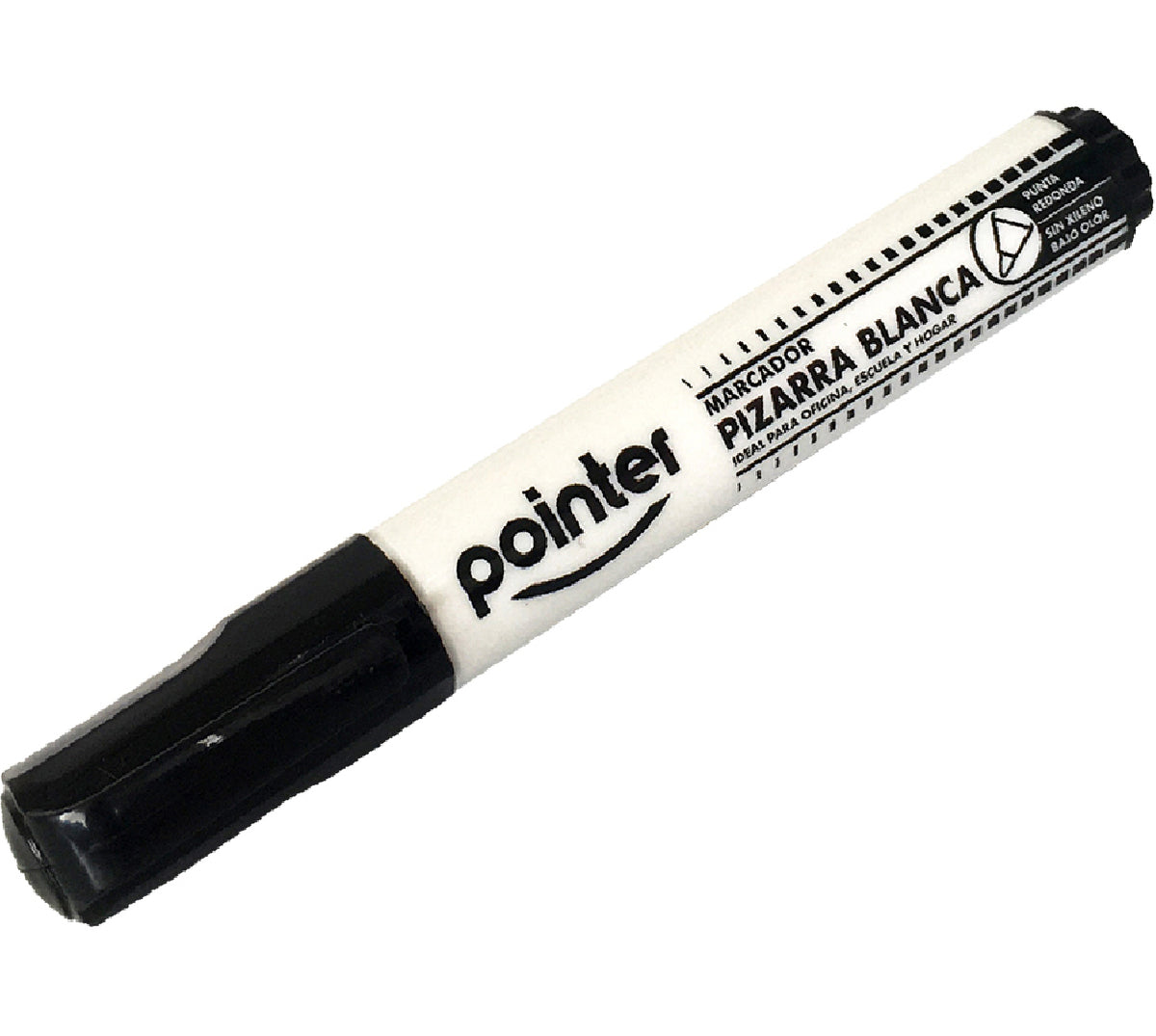Marcador borrable pointer negro bk-105bk redonda