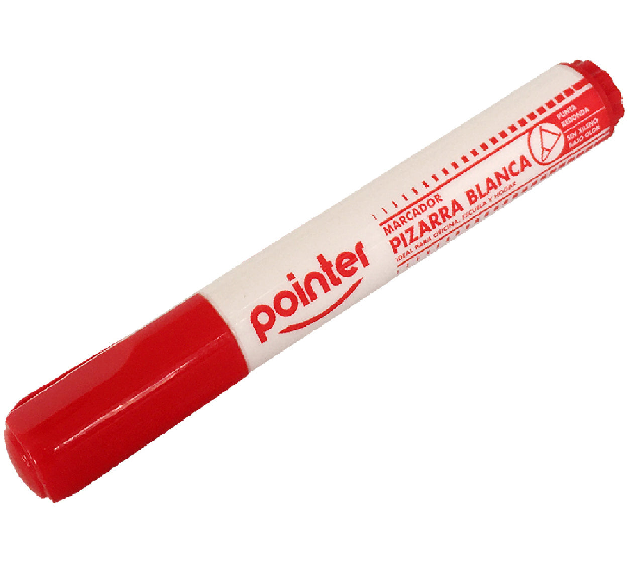 Marcador borrable pointer rojo bk-105rd redonda