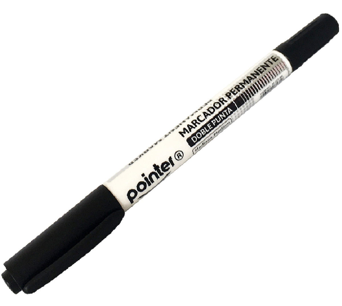 Marcador permanente pointer negro m-227 doble punta