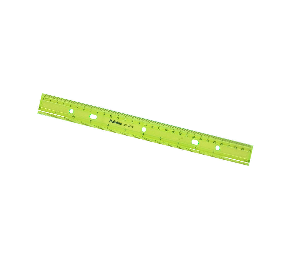 Regla plastica 30 cm transparente pointer ru-071c