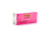 Nota post-it pequeña 653 neon x 12 3m