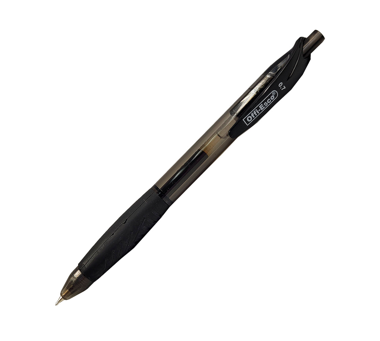 Boligrafo retractil offi 050 semi gel negro 0.7