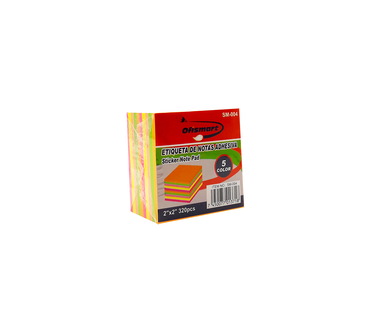 Nota adhesiva minicubo 50x50 x 320 h sm004
