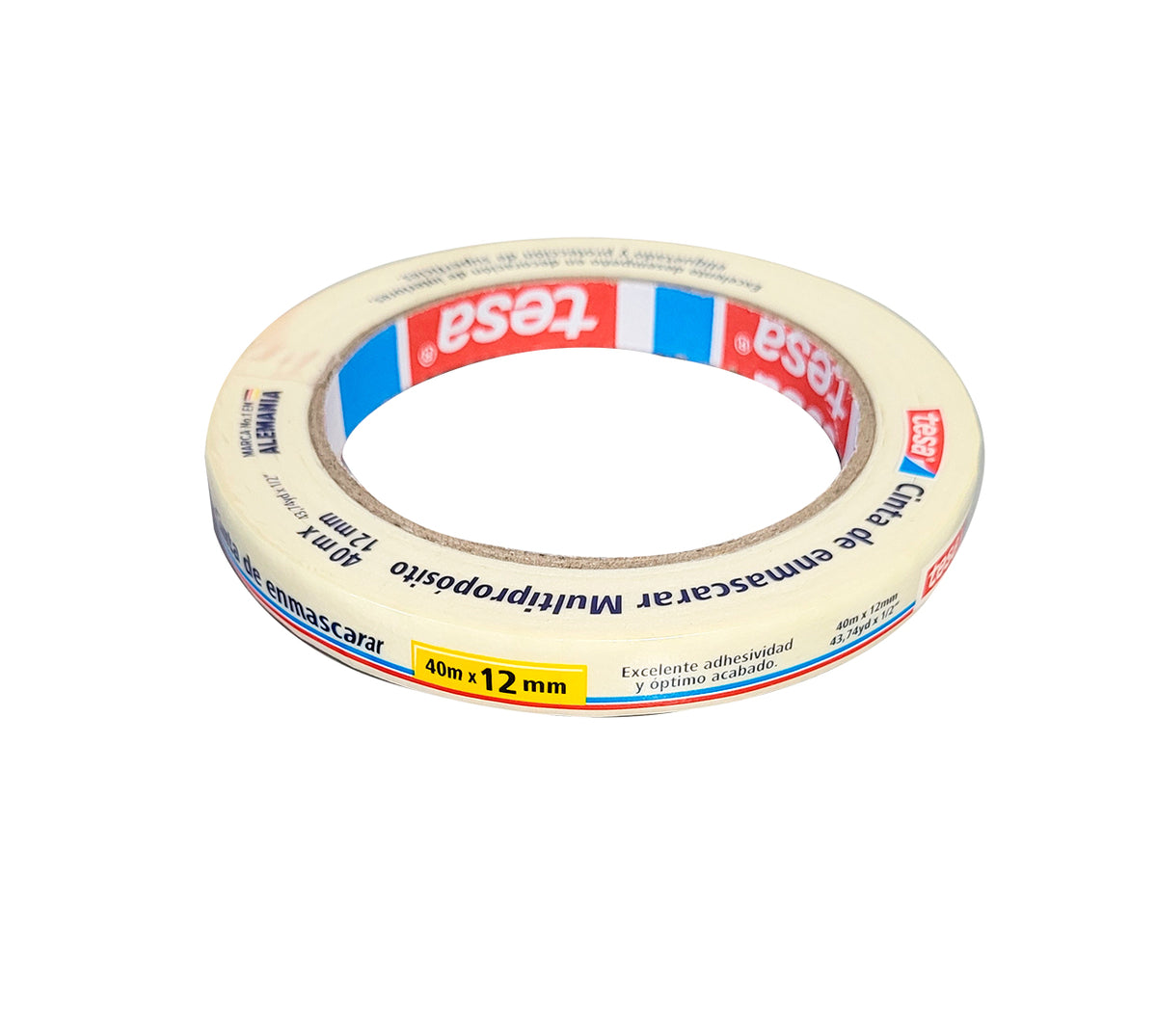 Cinta enmascarar 12 mm x 40 mt multiproposito tesa