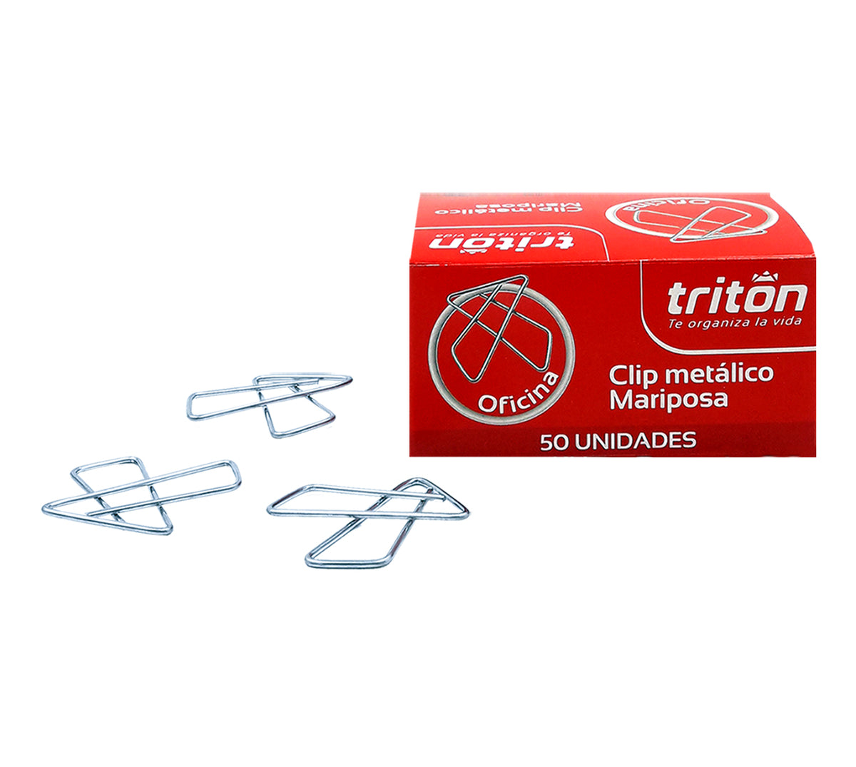 Clip mariposa x 50 triton