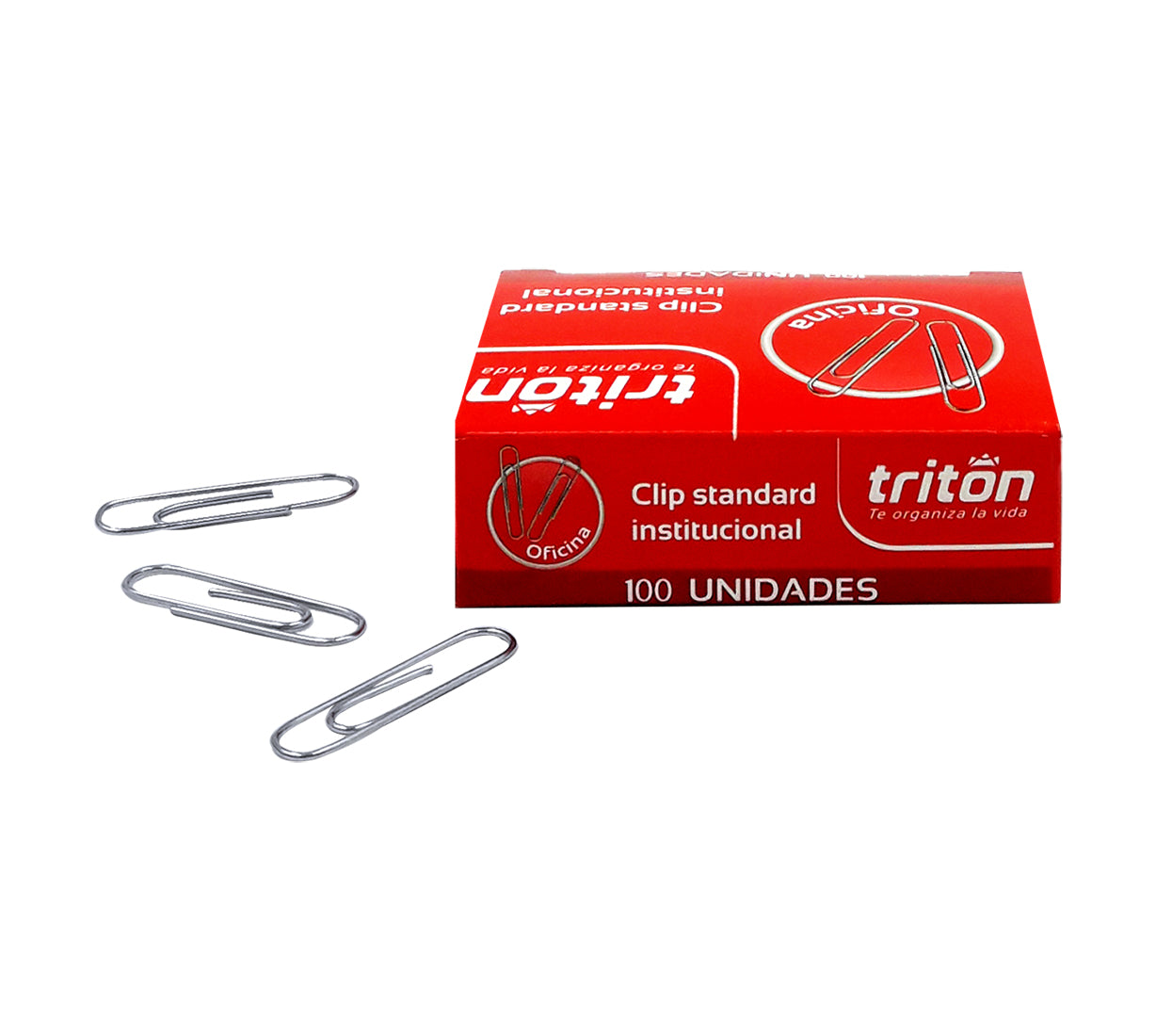 Clip sencillo x 100 triton