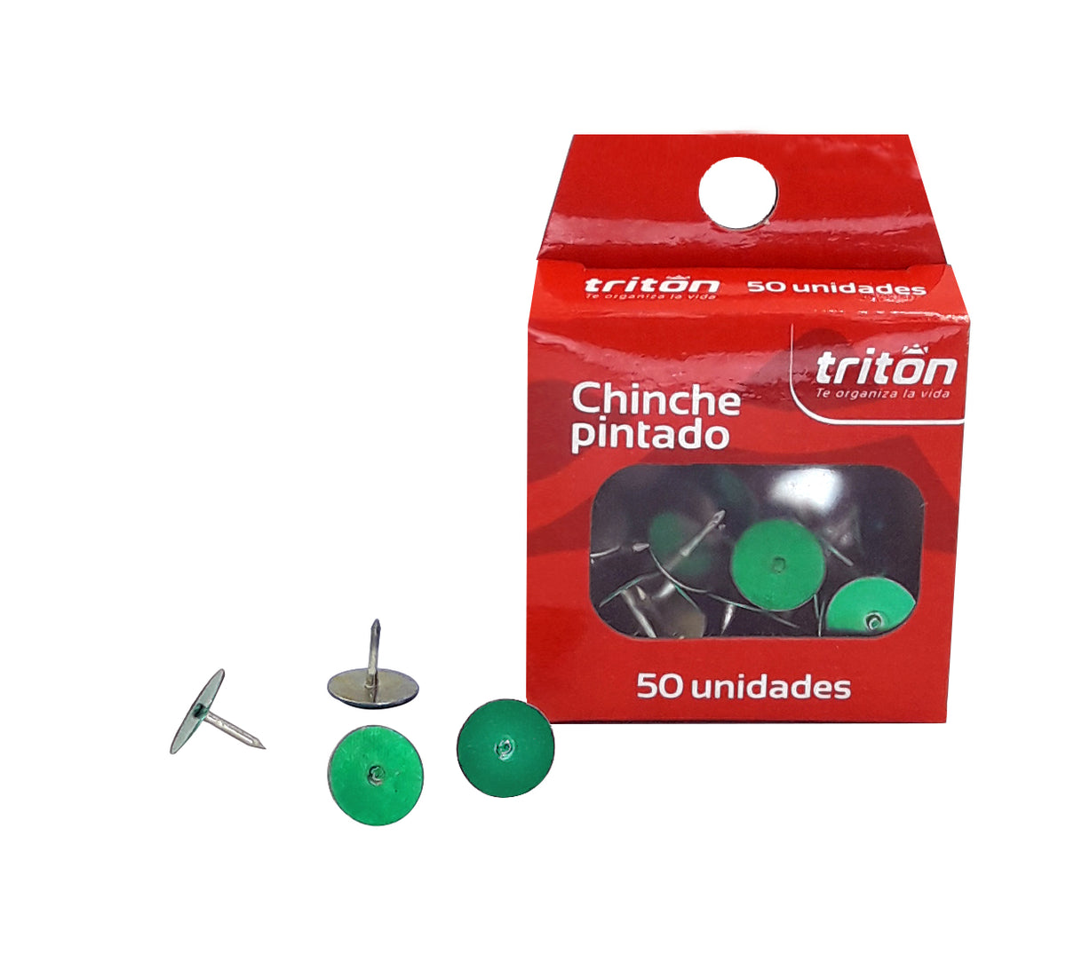 Chinche metalico x 50 verde triton