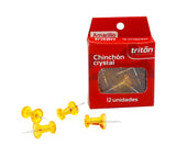 Chinchon crystal x 12 amarillo triton