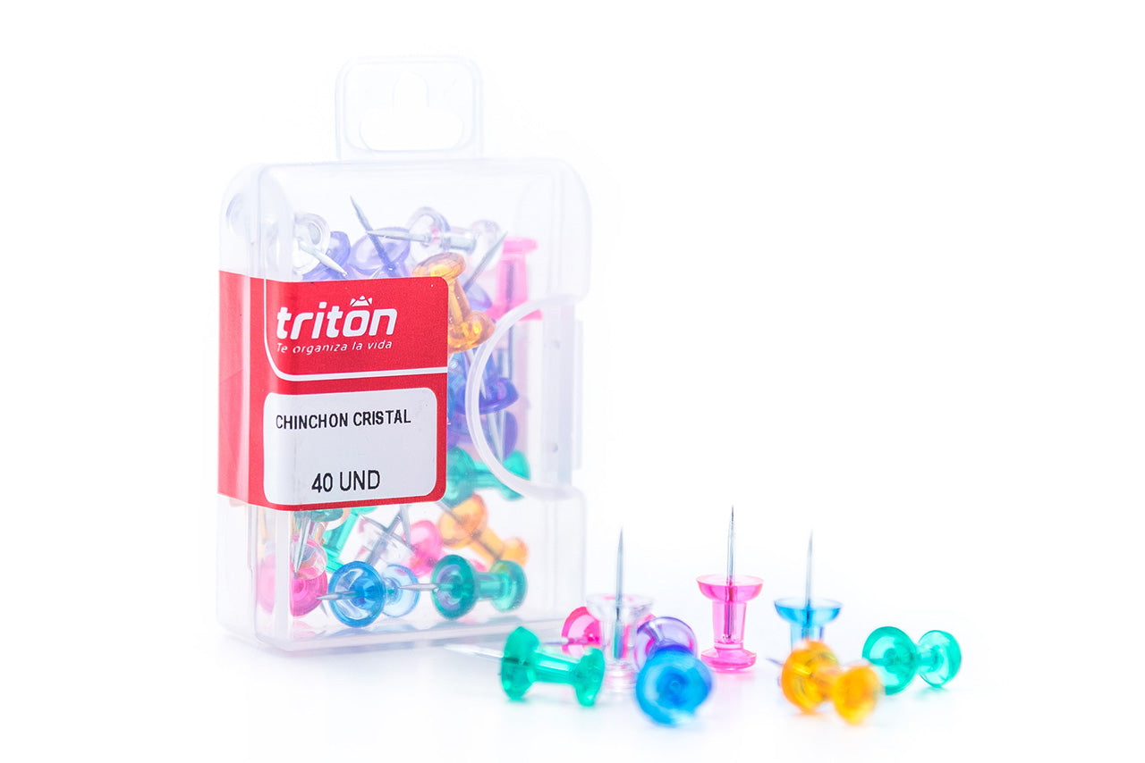 Chinchon crystal x 40 color surtido triton