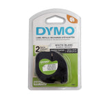 Cinta rotuladora papel blanca x 2 dymo para letratag