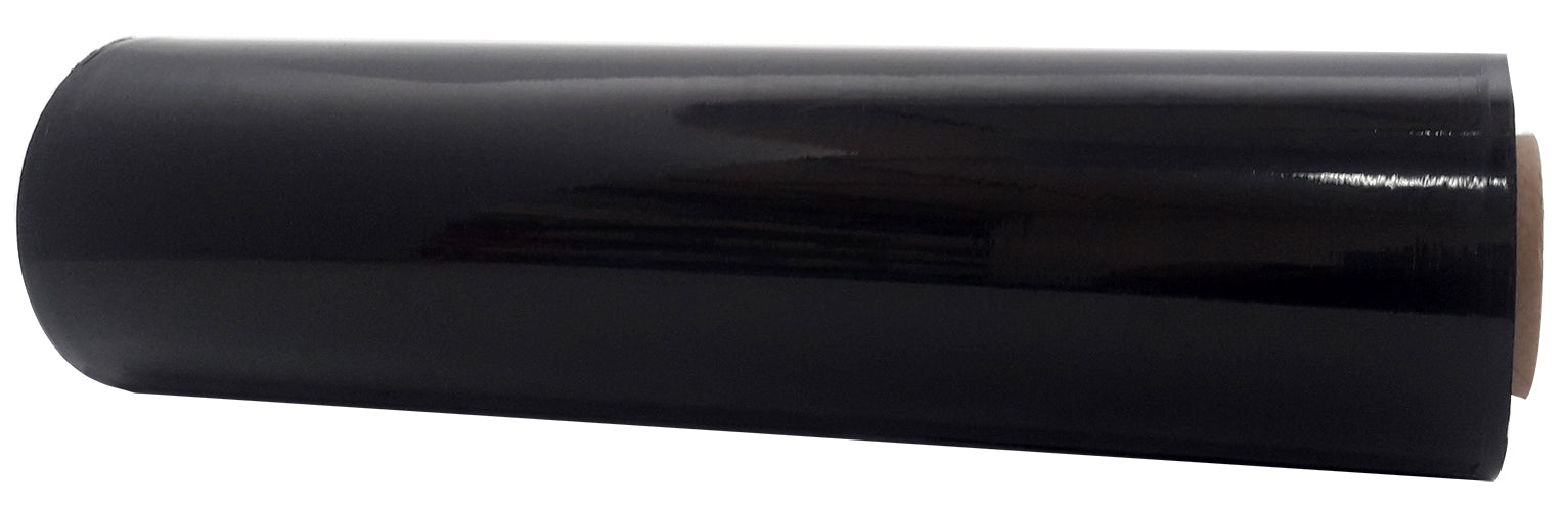 Pelicula stretch negra 50 cm x 450 mt calibre 0.8