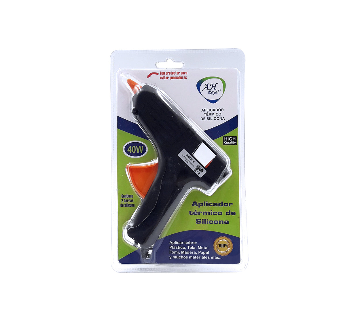 Pistola para silicona barra gruesa