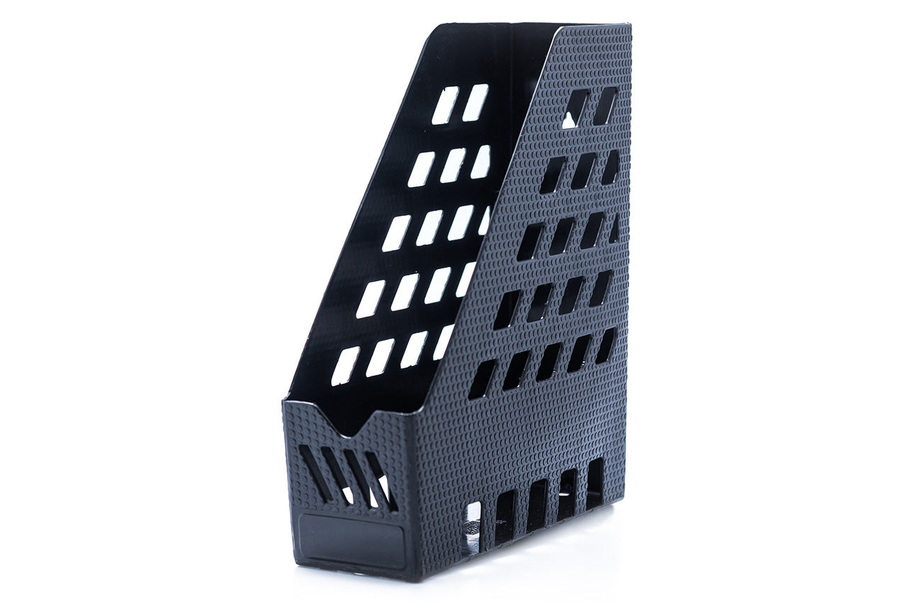 Revistero plastico negro kirox