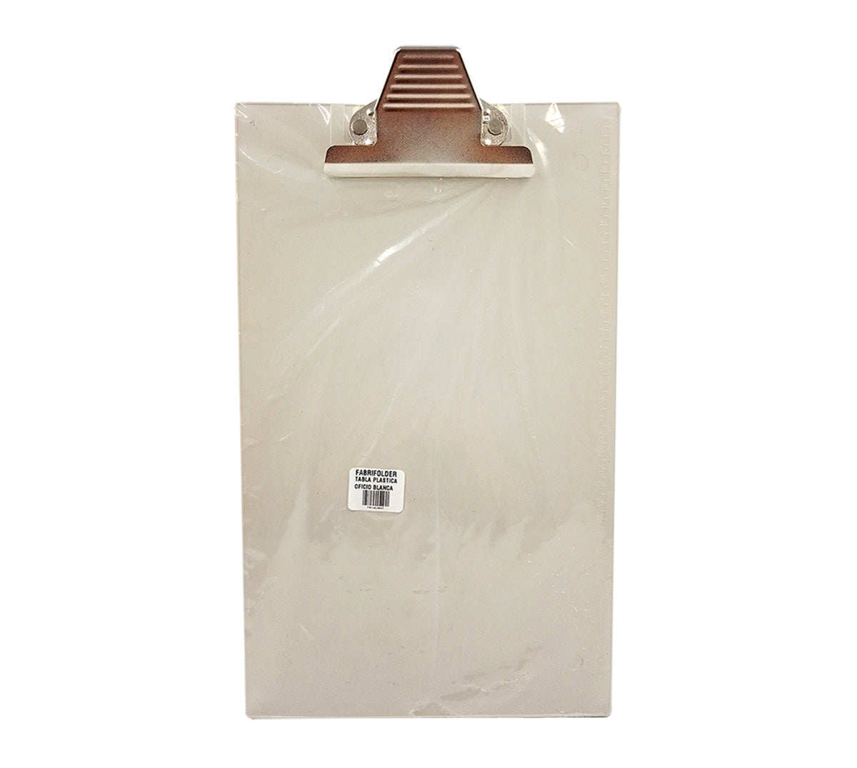 Tabla legajadora oficio plastica blanca