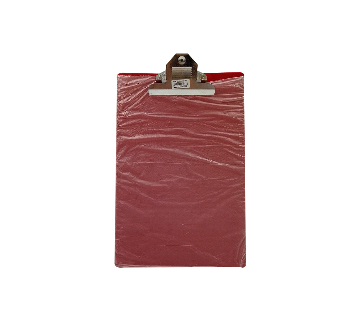 Tabla legajadora oficio plastica roja