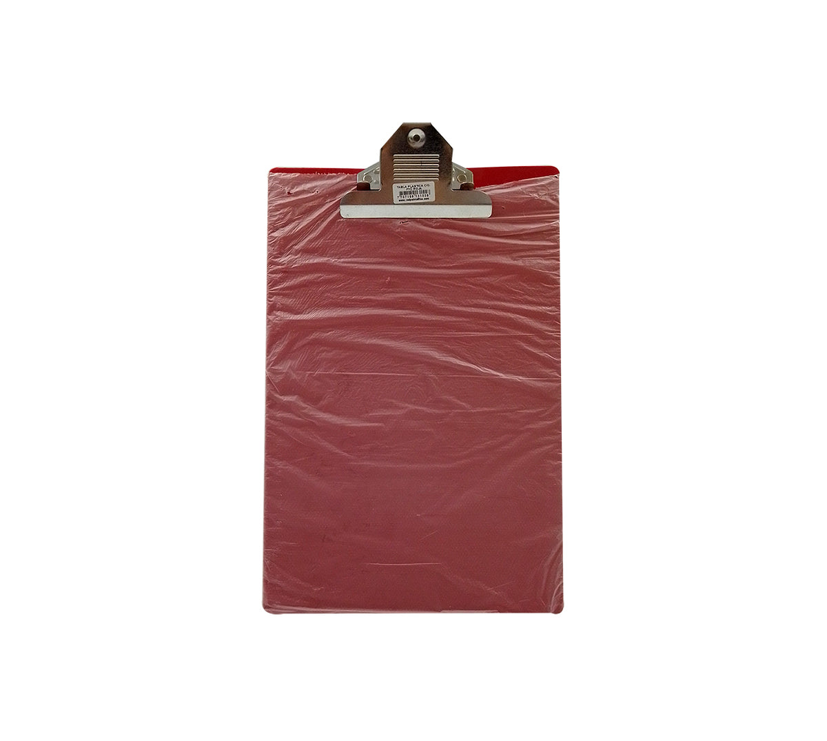 Tabla legajadora oficio plastica roja