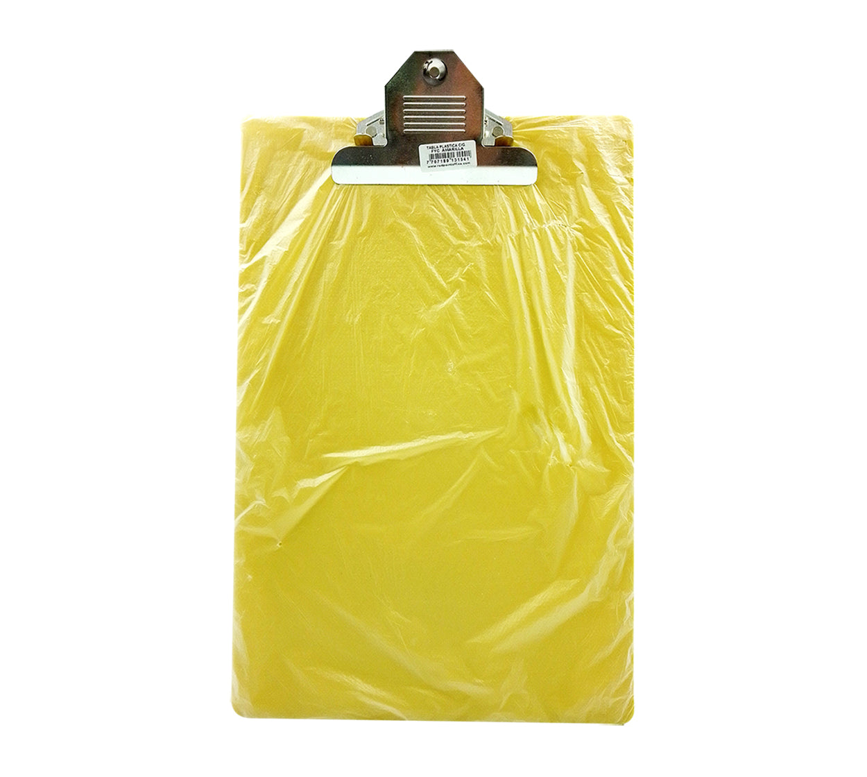 Tabla legajadora oficio plastica amarilla