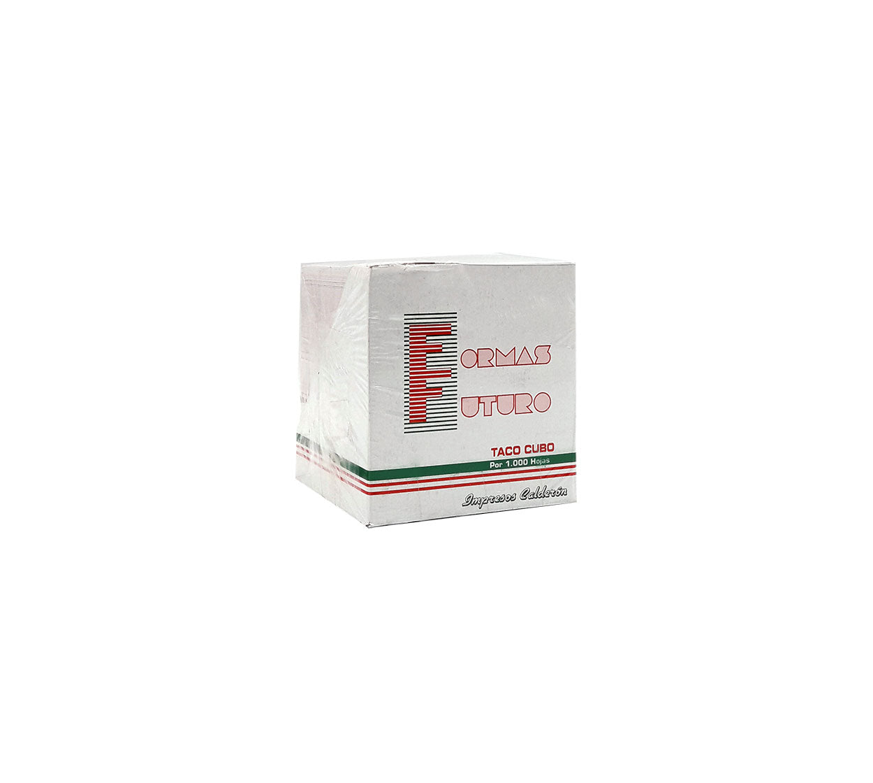 Taco papel 8x8 x 1000 h en cubo