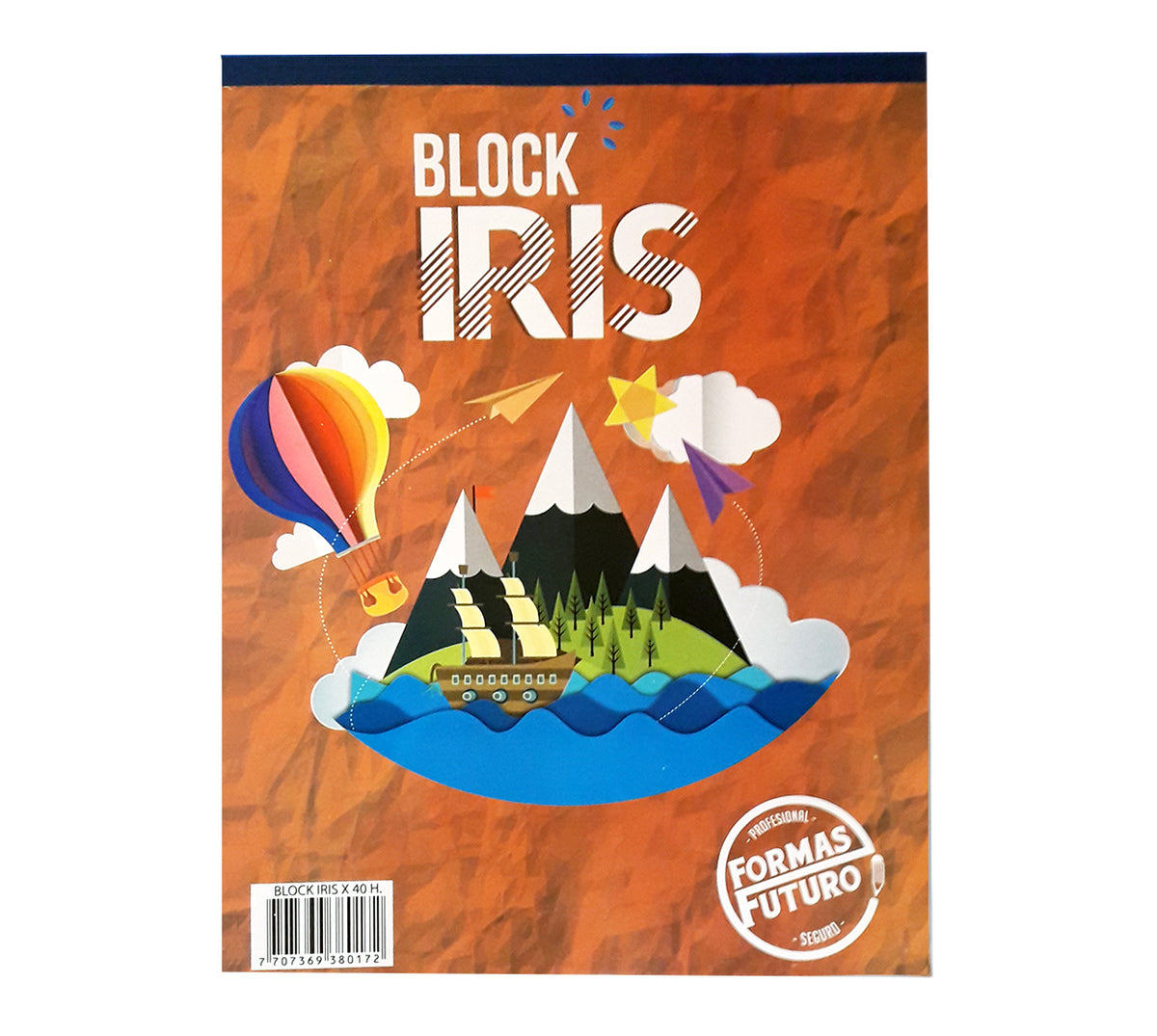 Block iris carta x 40 h 80 g colores (7)