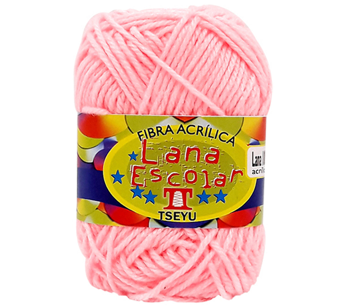 Lana escolar x 50 g (84 mt) rosada 3102