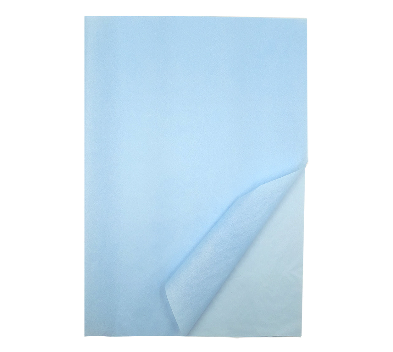 Papel escolar seda azul claro (50x70)
