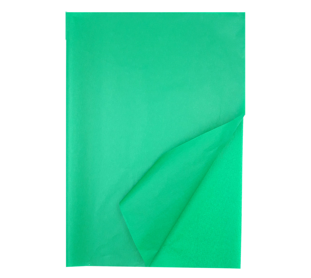 Papel escolar seda verde oscuro (50x70)
