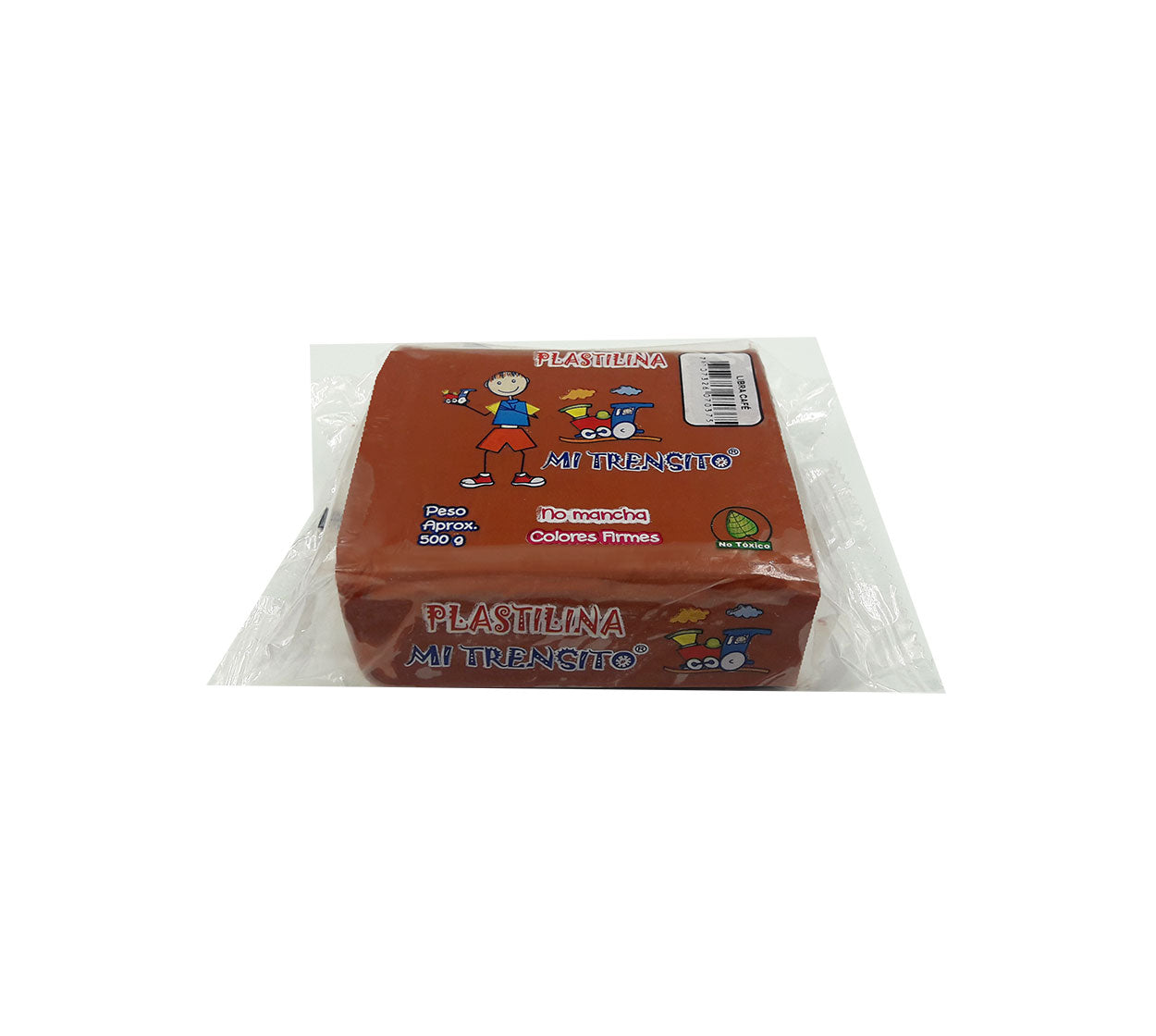 Plastilina bloque x 500 g cafe