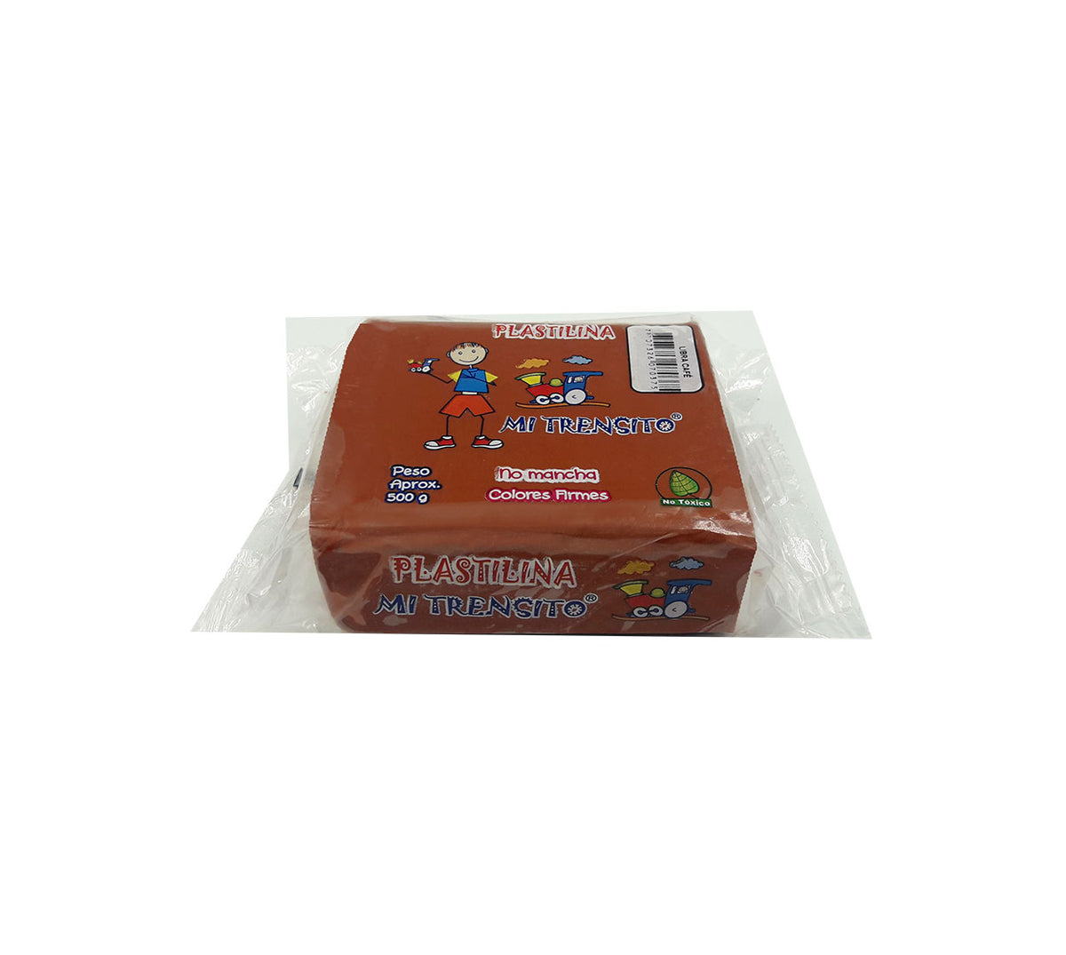 Plastilina bloque x 500 g cafe