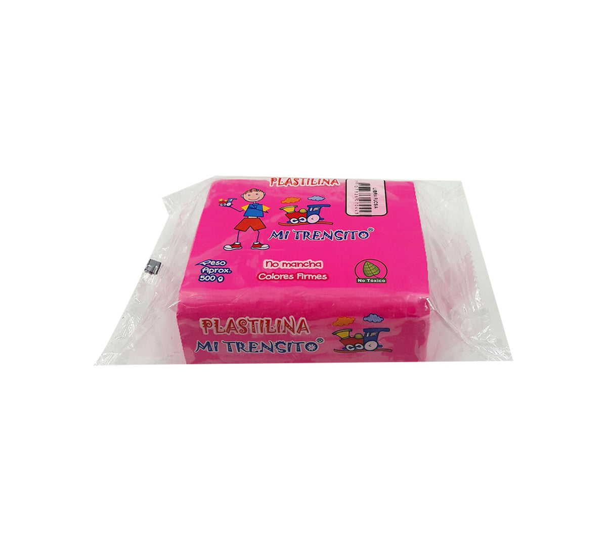 Plastilina bloque x 500 g fucsia