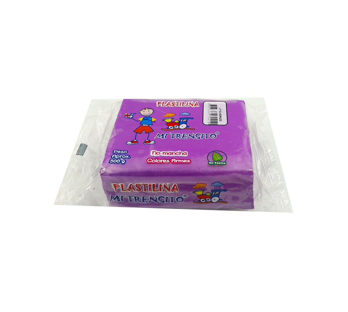 Plastilina bloque x 500 g morada